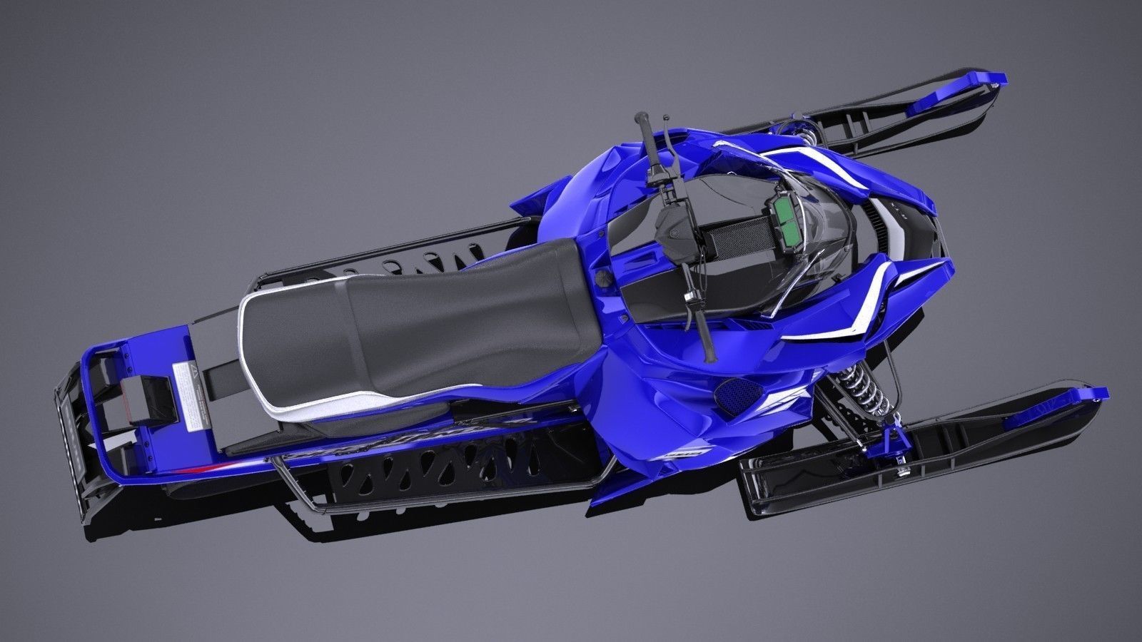 Yamaha Sidewinder R-TX LE snowmobile 3D model_8