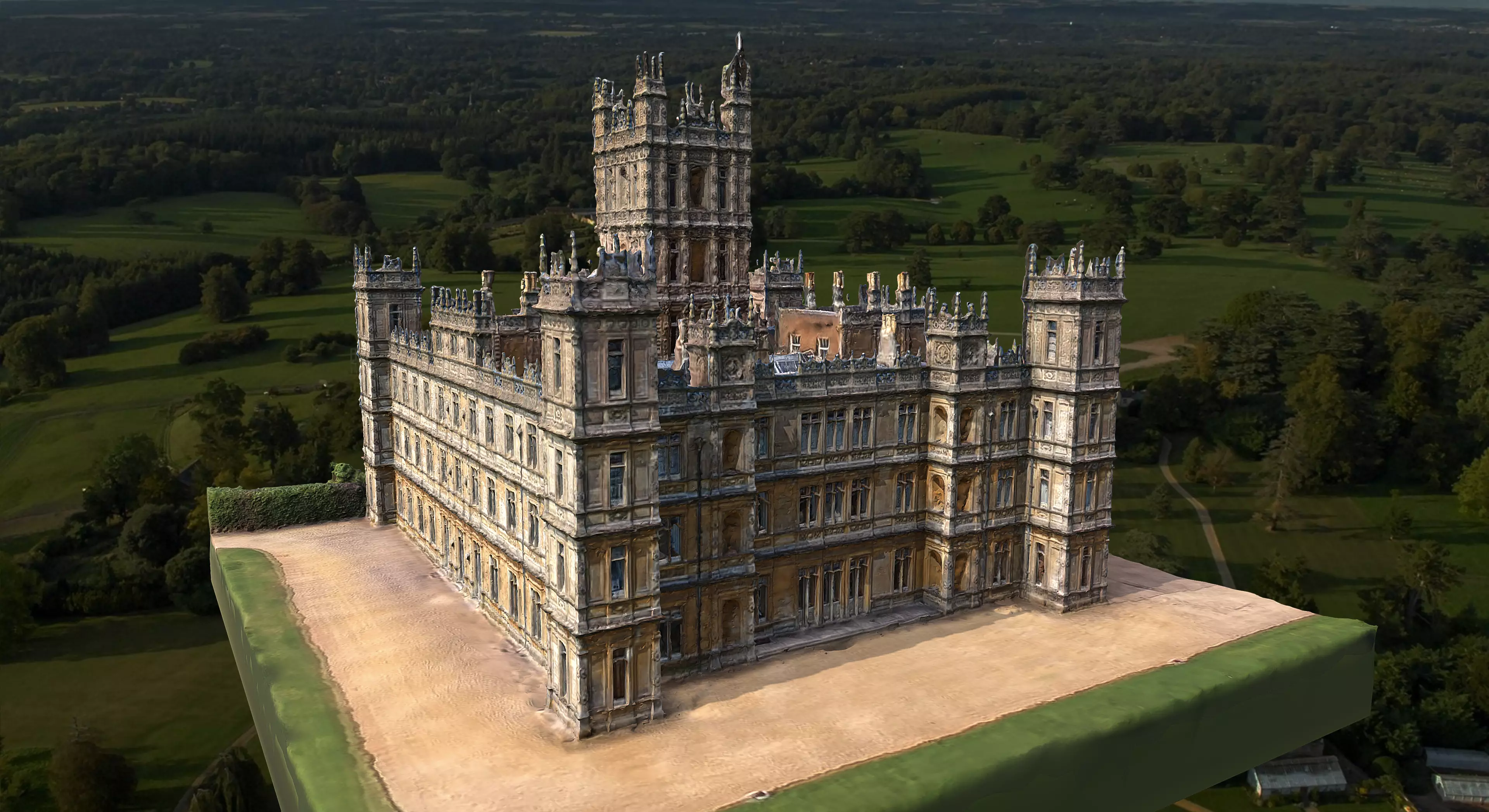 Highclere Castle 3D model