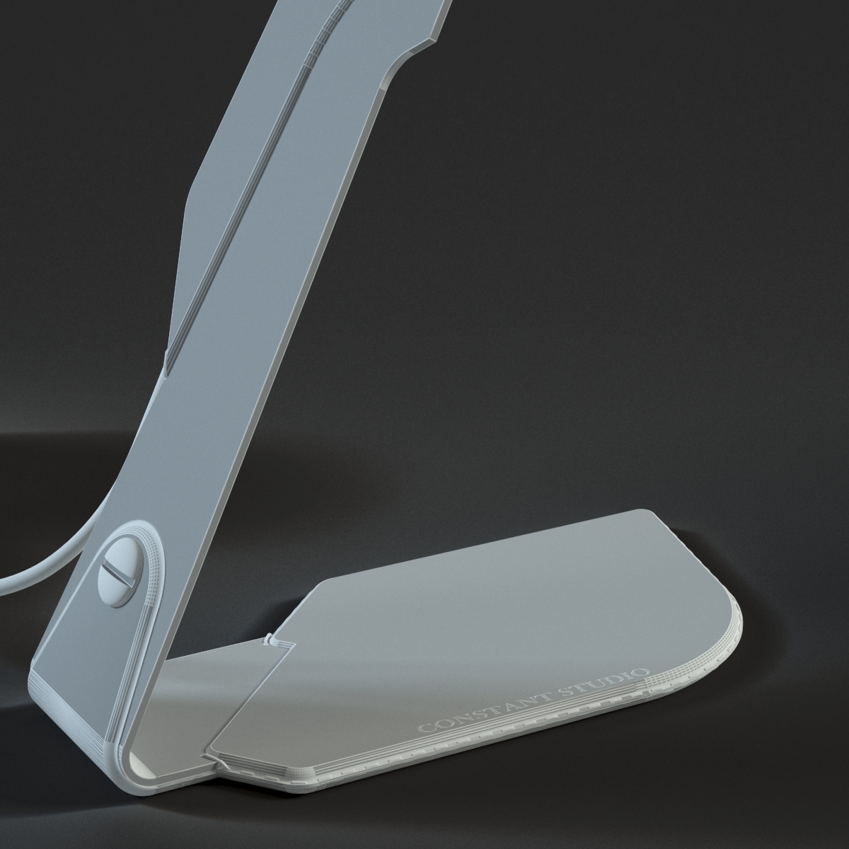 Vintage Orchid Lamp 3D model_13