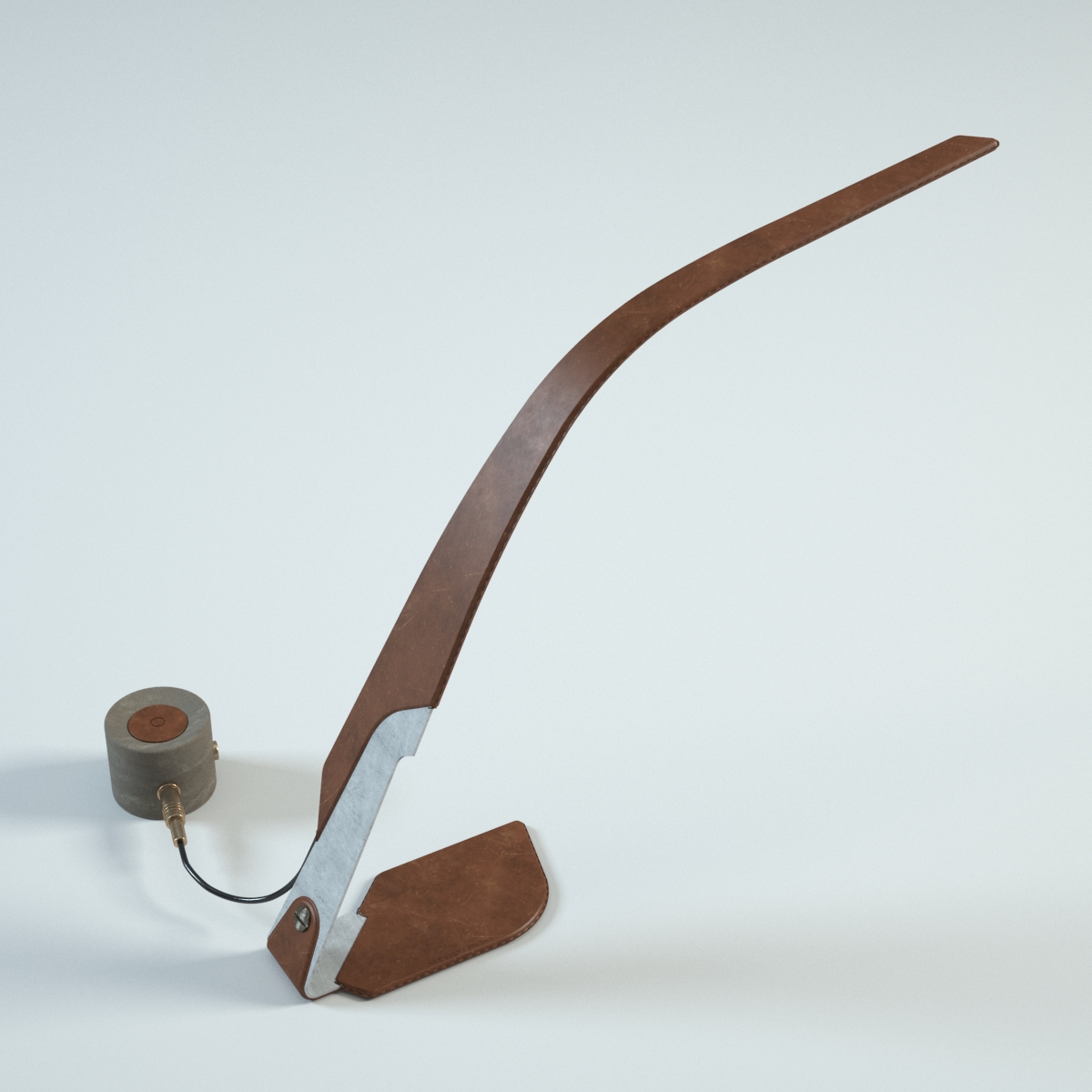 Vintage Orchid Lamp 3D model_5