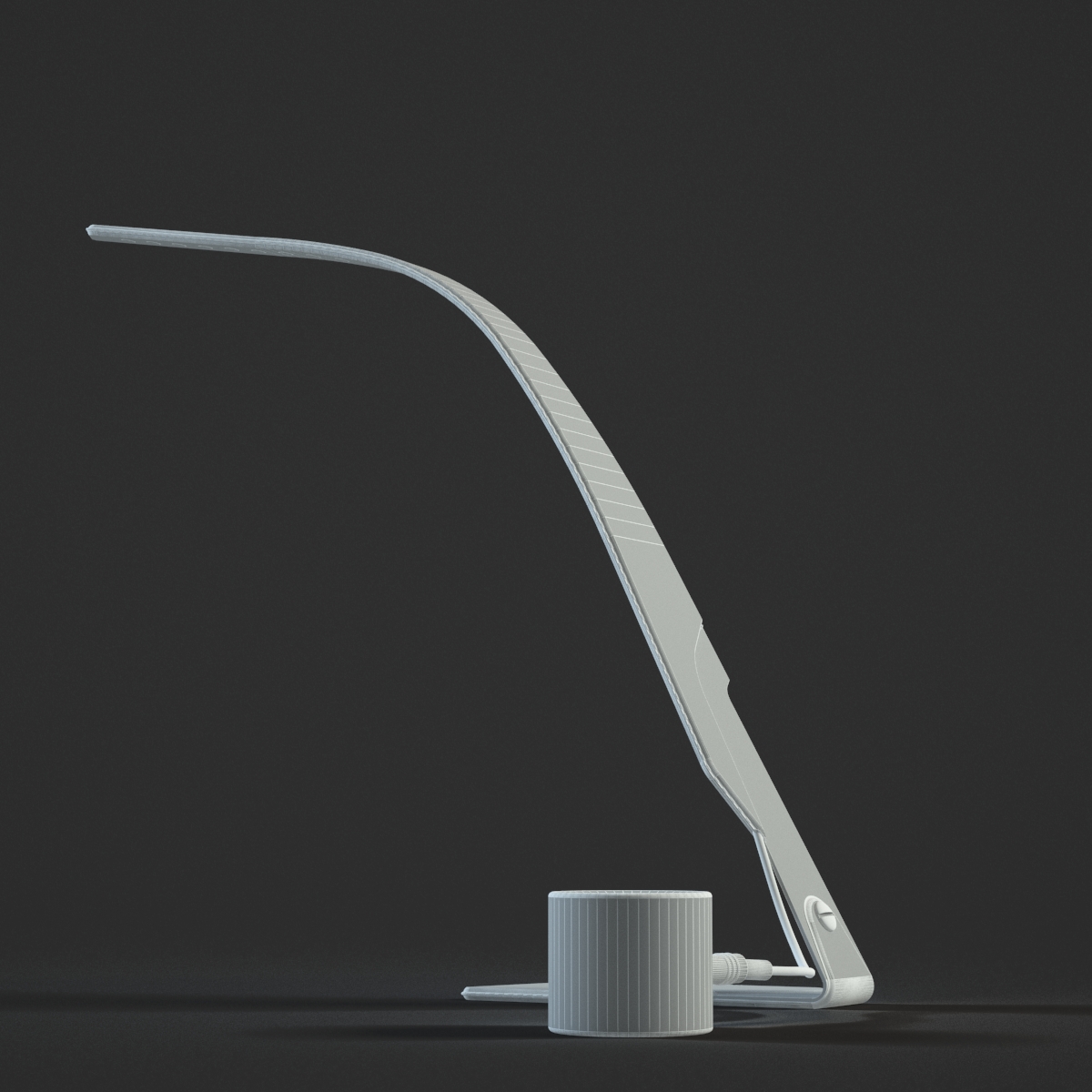 Vintage Orchid Lamp 3D model_8