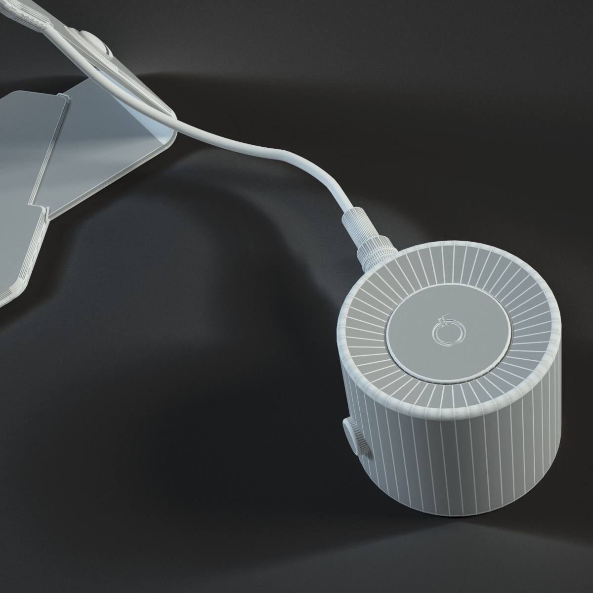 Vintage Orchid Lamp 3D model_12