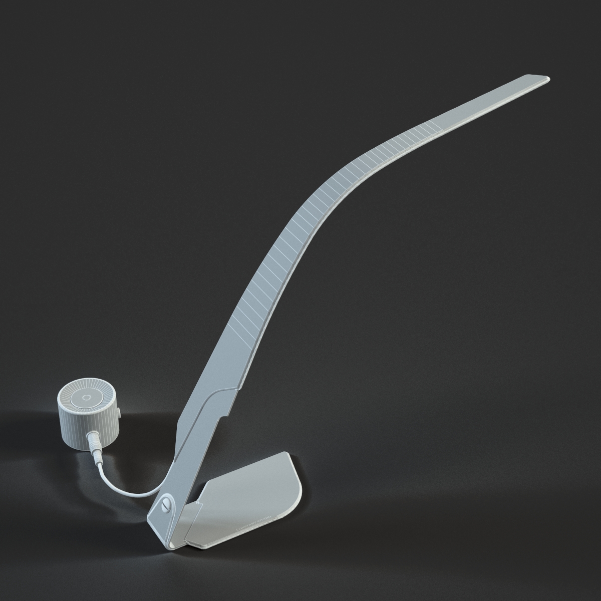 Vintage Orchid Lamp 3D model_11