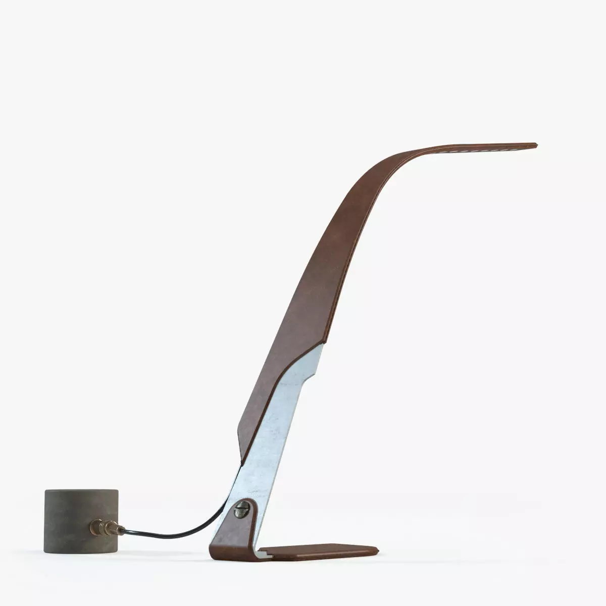 Vintage Orchid Lamp 3D model_0