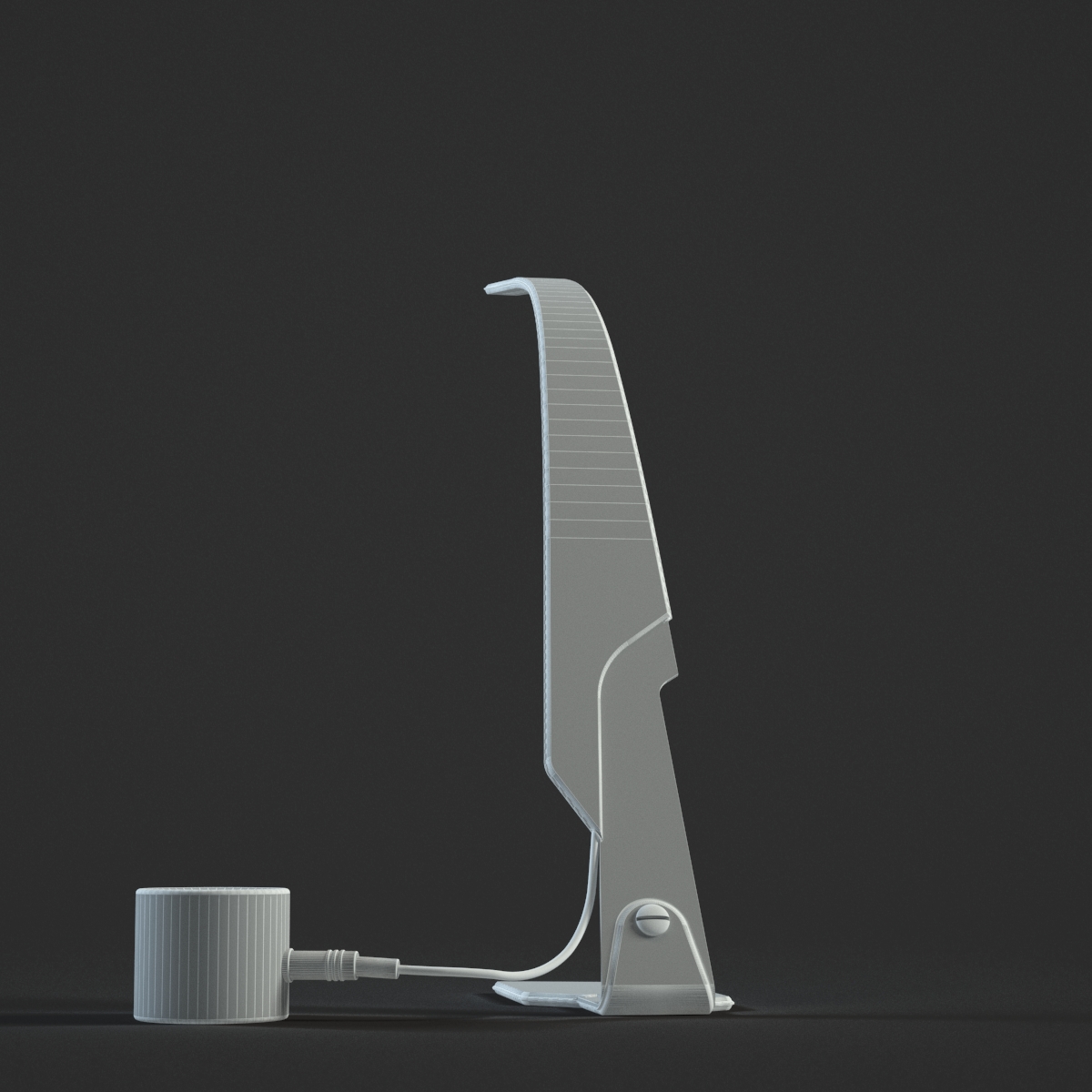 Vintage Orchid Lamp 3D model_9