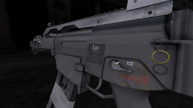 G36C Assault Rifle 3D model