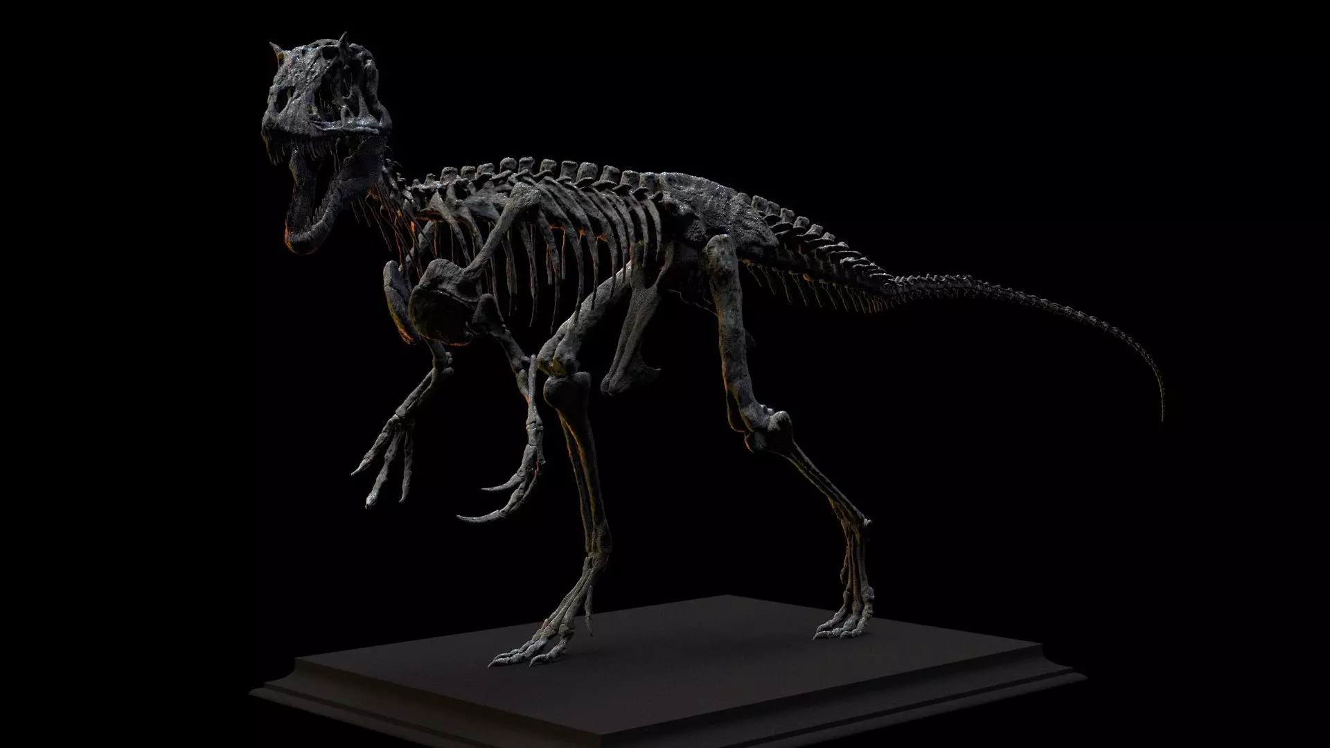 YUTYRANNUS SKELETON 3D print model