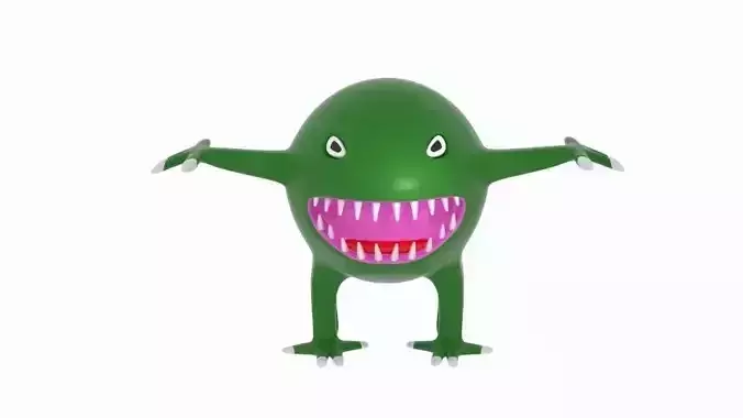 Scary Sphere Space Monster