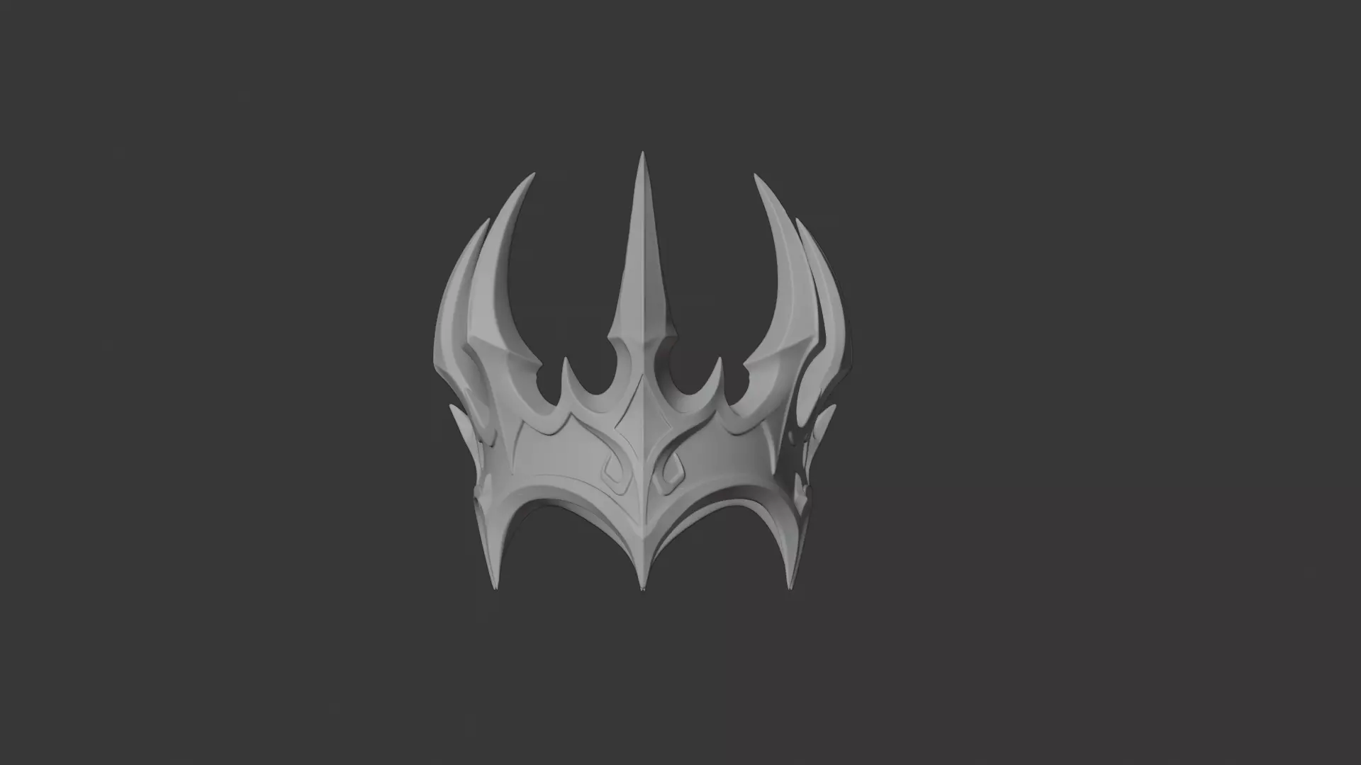 Devil Crown 3D Model Printable 3D print model_1