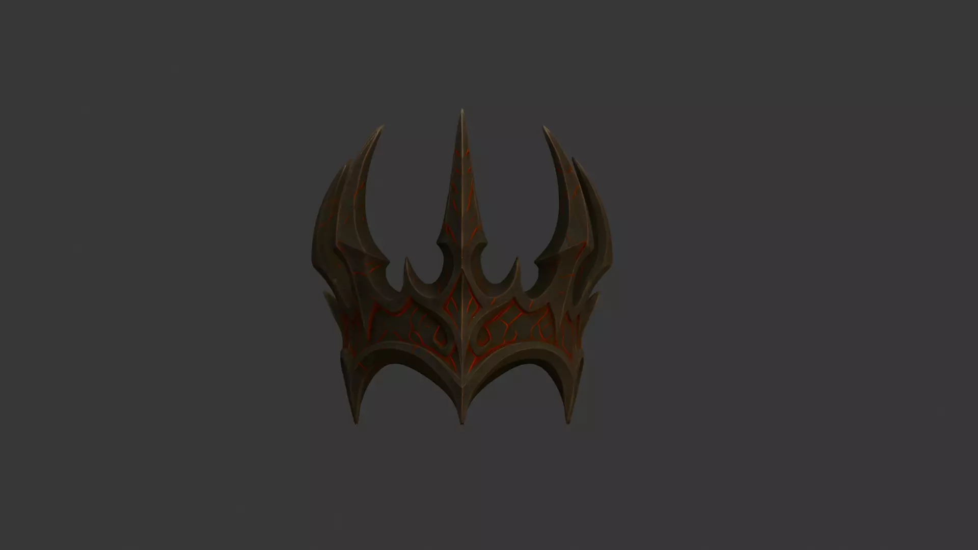Devil Crown 3D Model Printable 3D print model_5