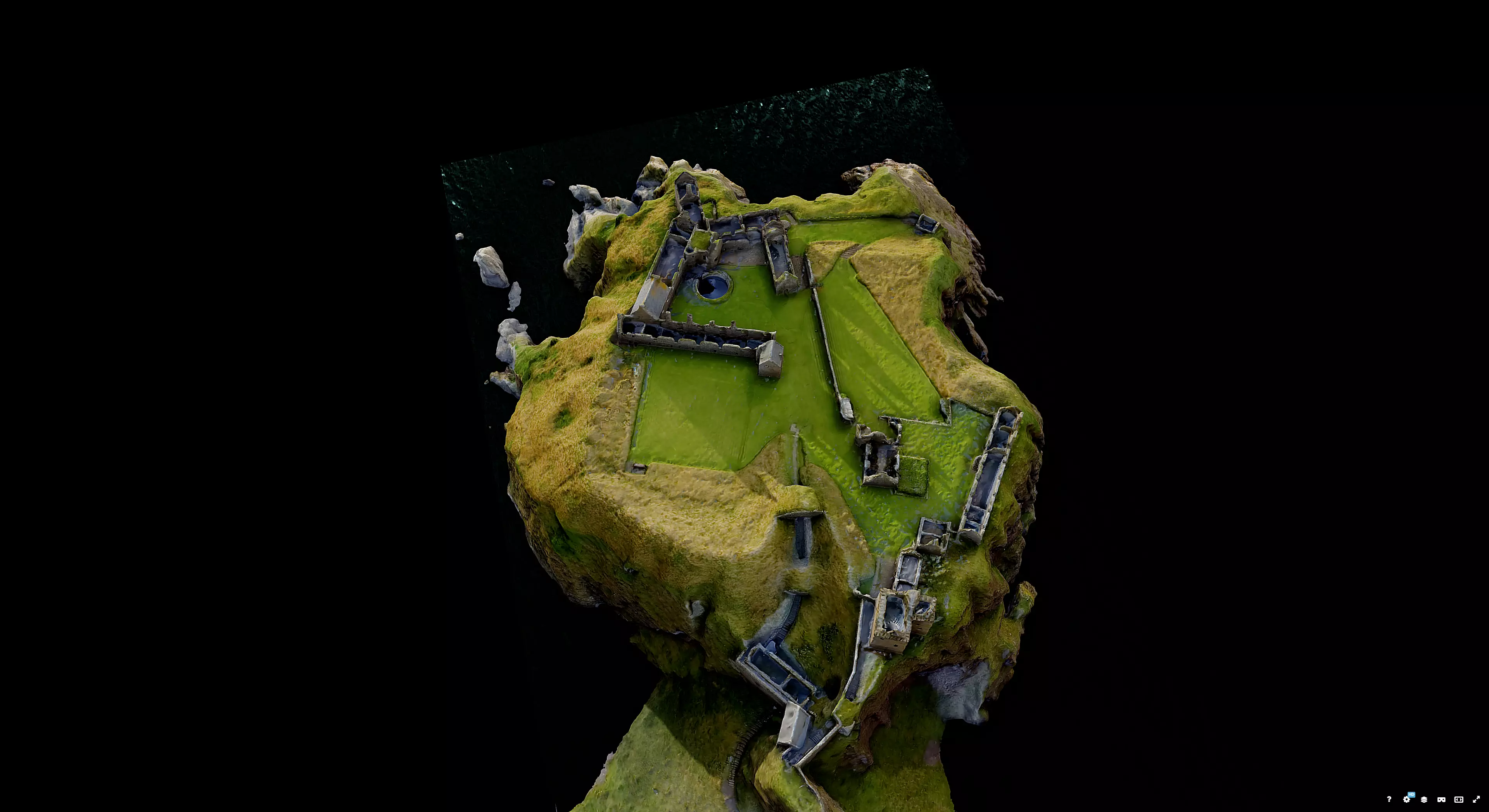Dunnottar Castle Scotland 3D model_7