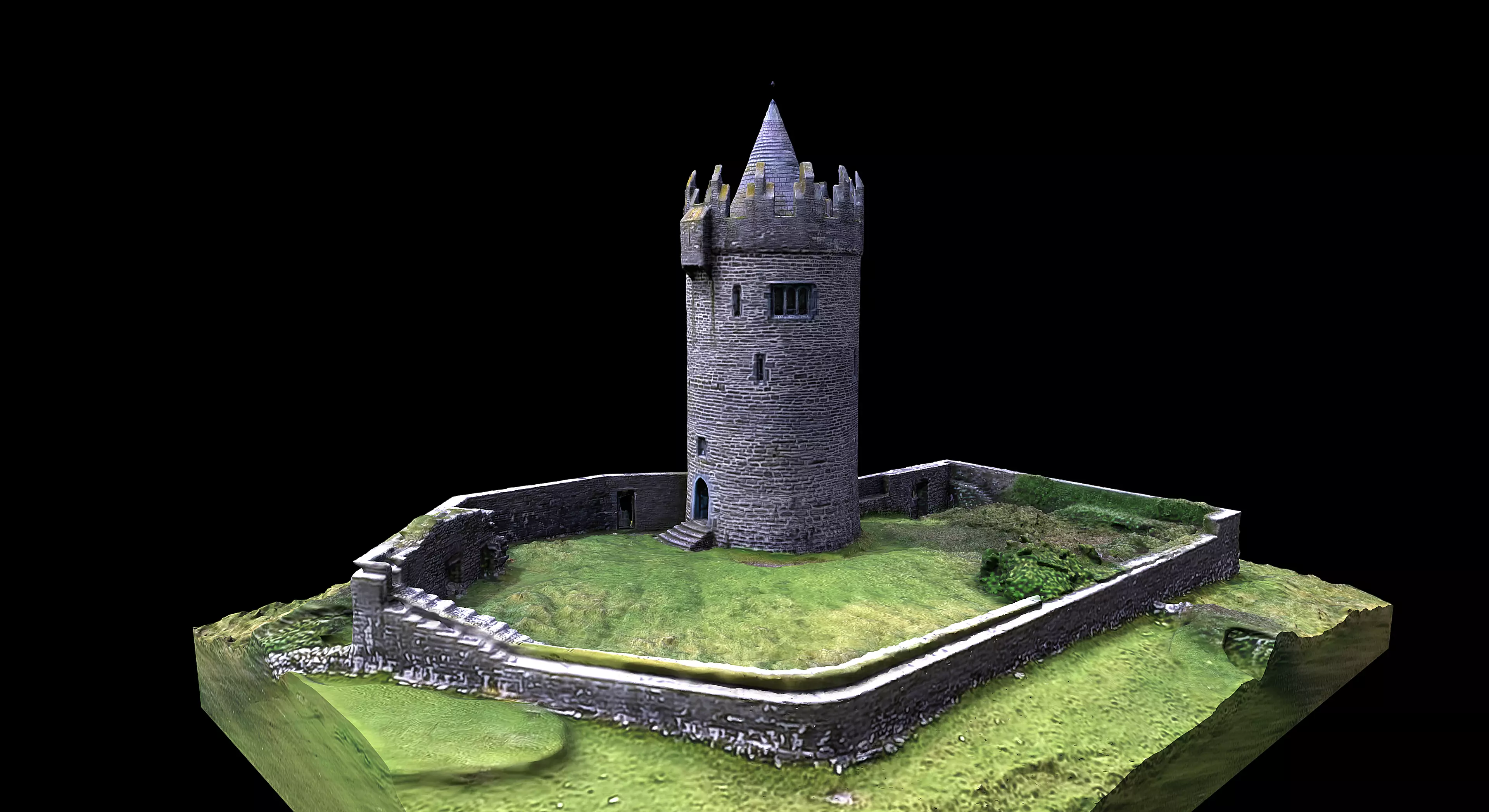 Doonagore Castle 3D model_0