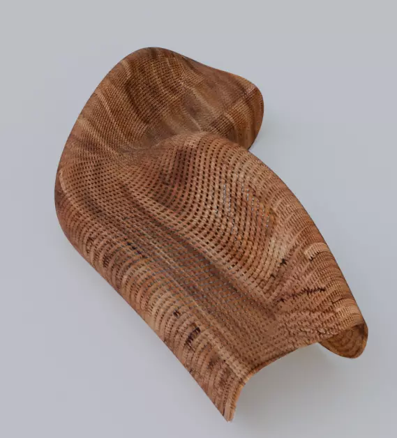 Contour Lounge 1 3D model_1