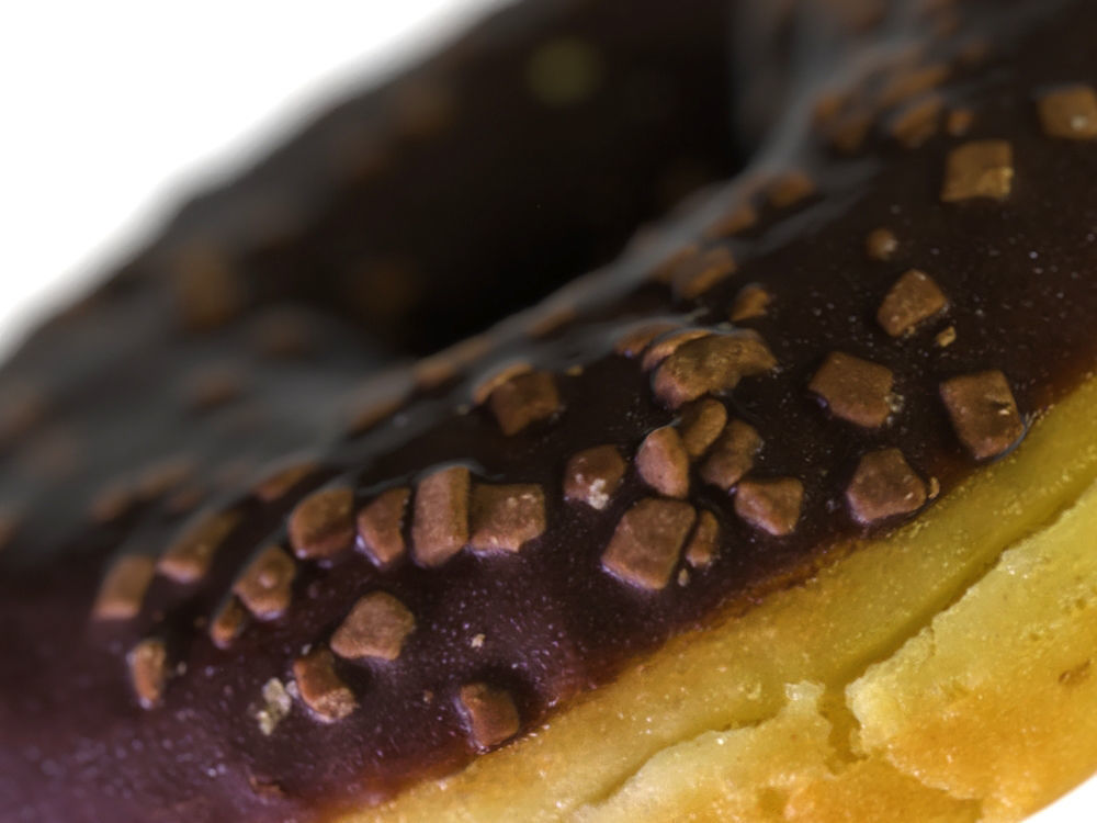Chocolate Donut 3D model_1