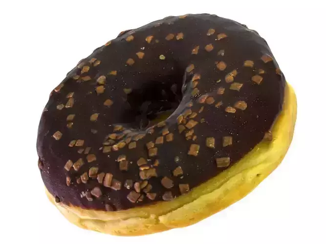 Chocolate Donut 3D model