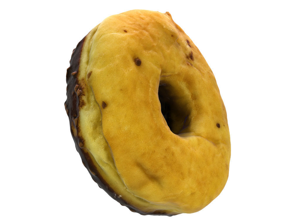 Chocolate Donut 3D model_3