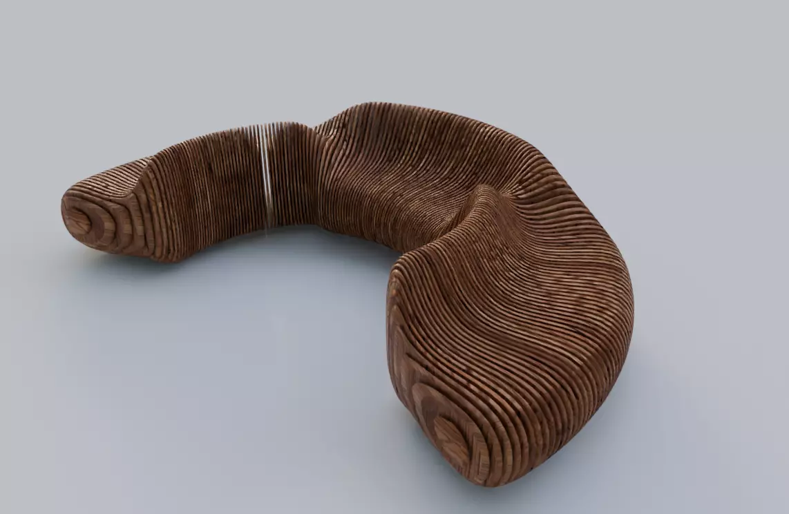 Embrace Bench 1 3D model_5