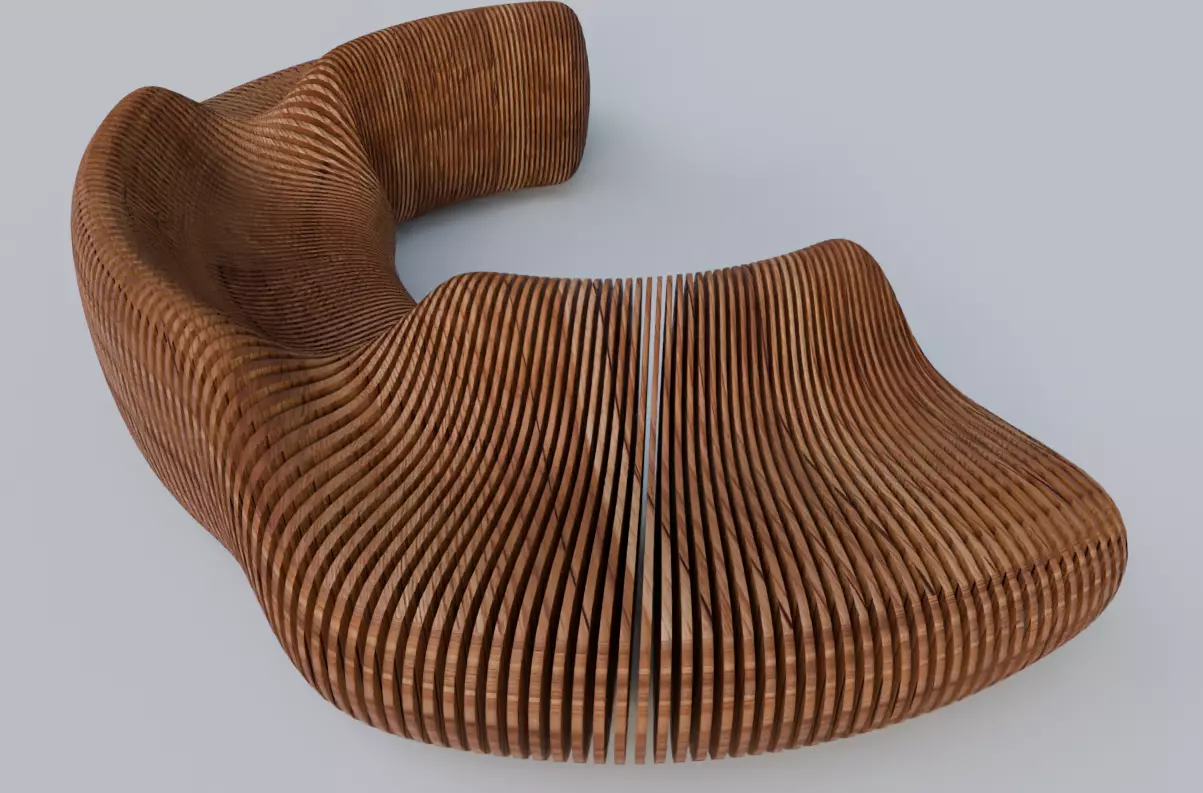 Embrace Bench 1 3D model_3