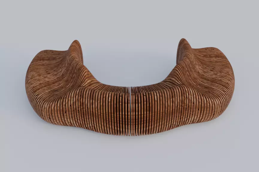 Embrace Bench 1 3D model_6