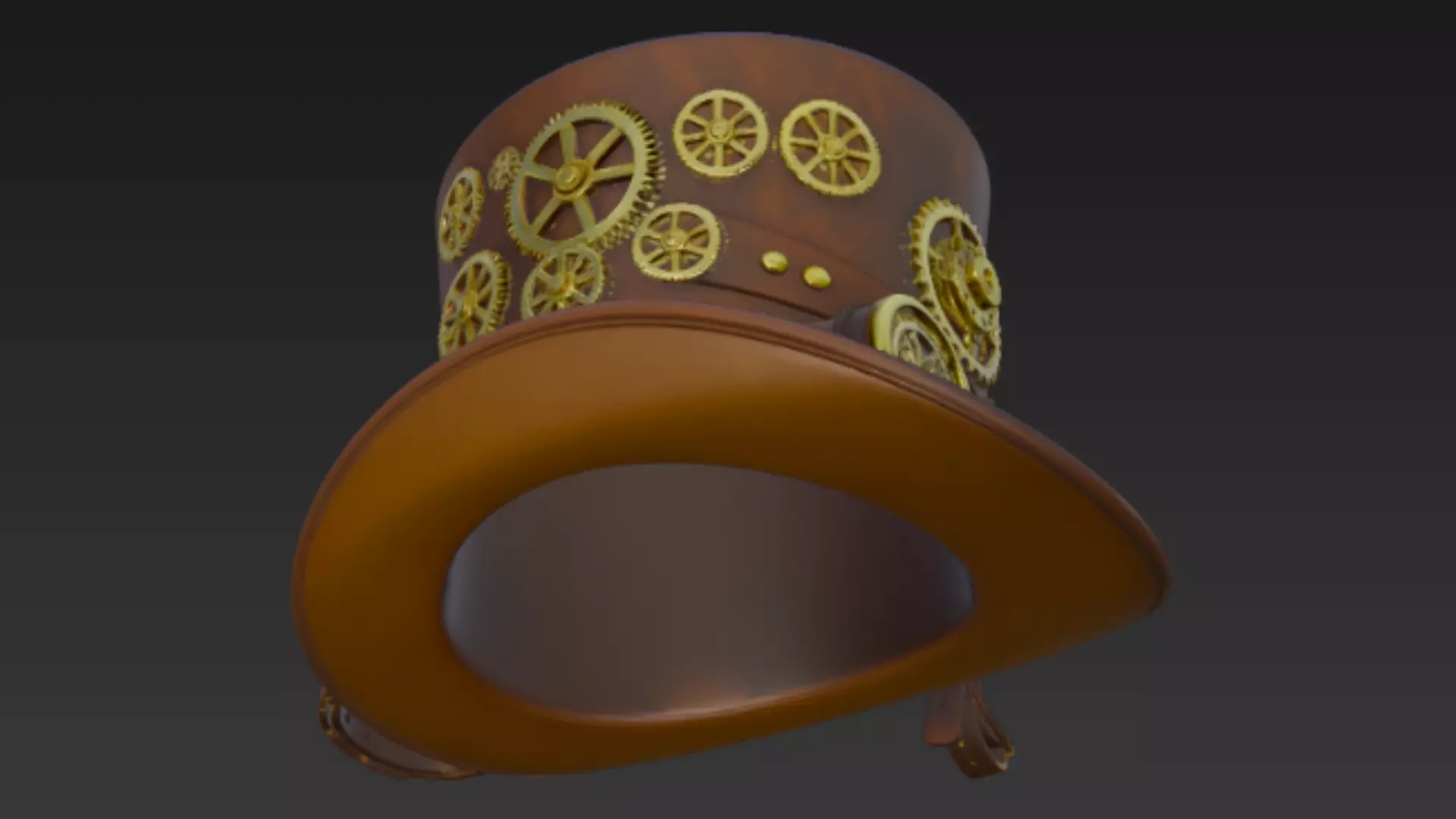 adventure hat 3d model 3D model_2