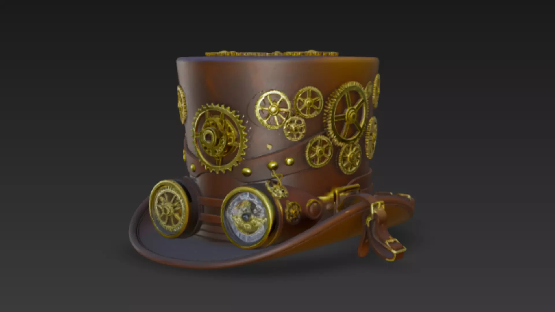 adventure hat 3d model 3D model_0