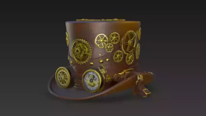 adventure hat 3d model