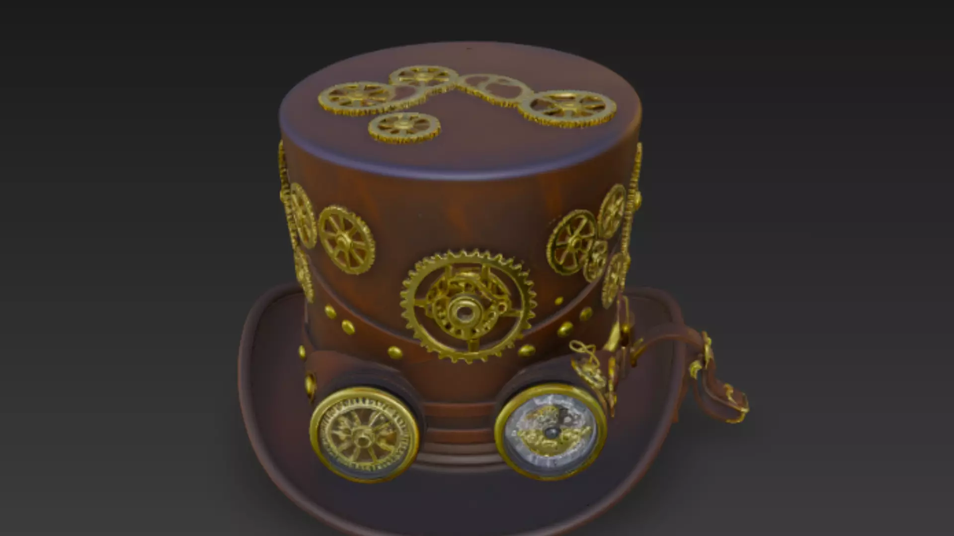 adventure hat 3d model 3D model_1