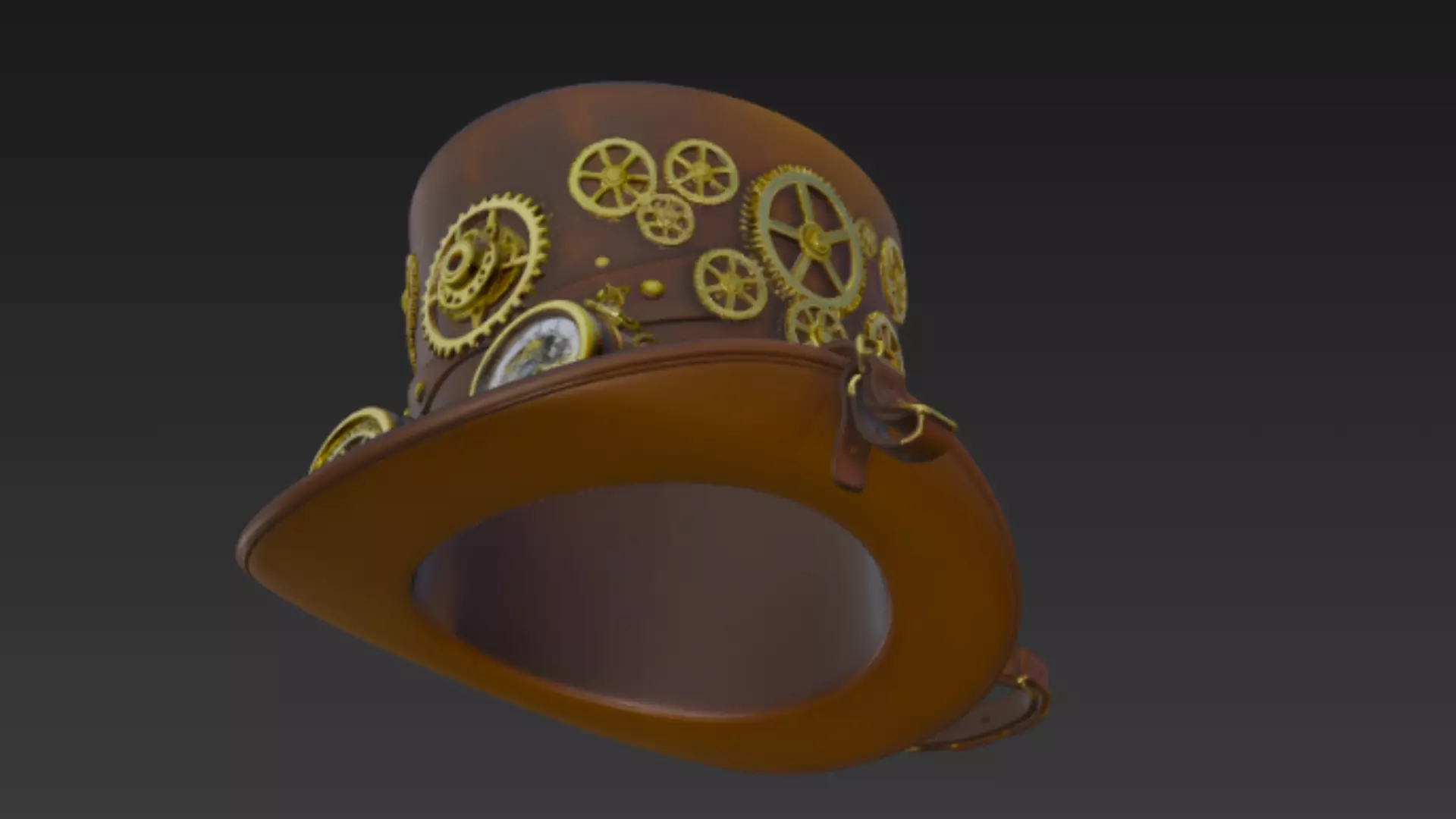 adventure hat 3d model 3D model_3