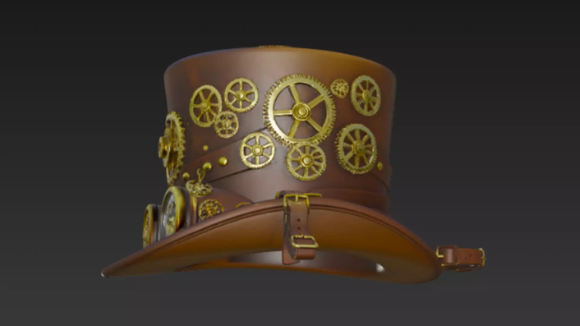 adventure hat 3d model 3D model_4