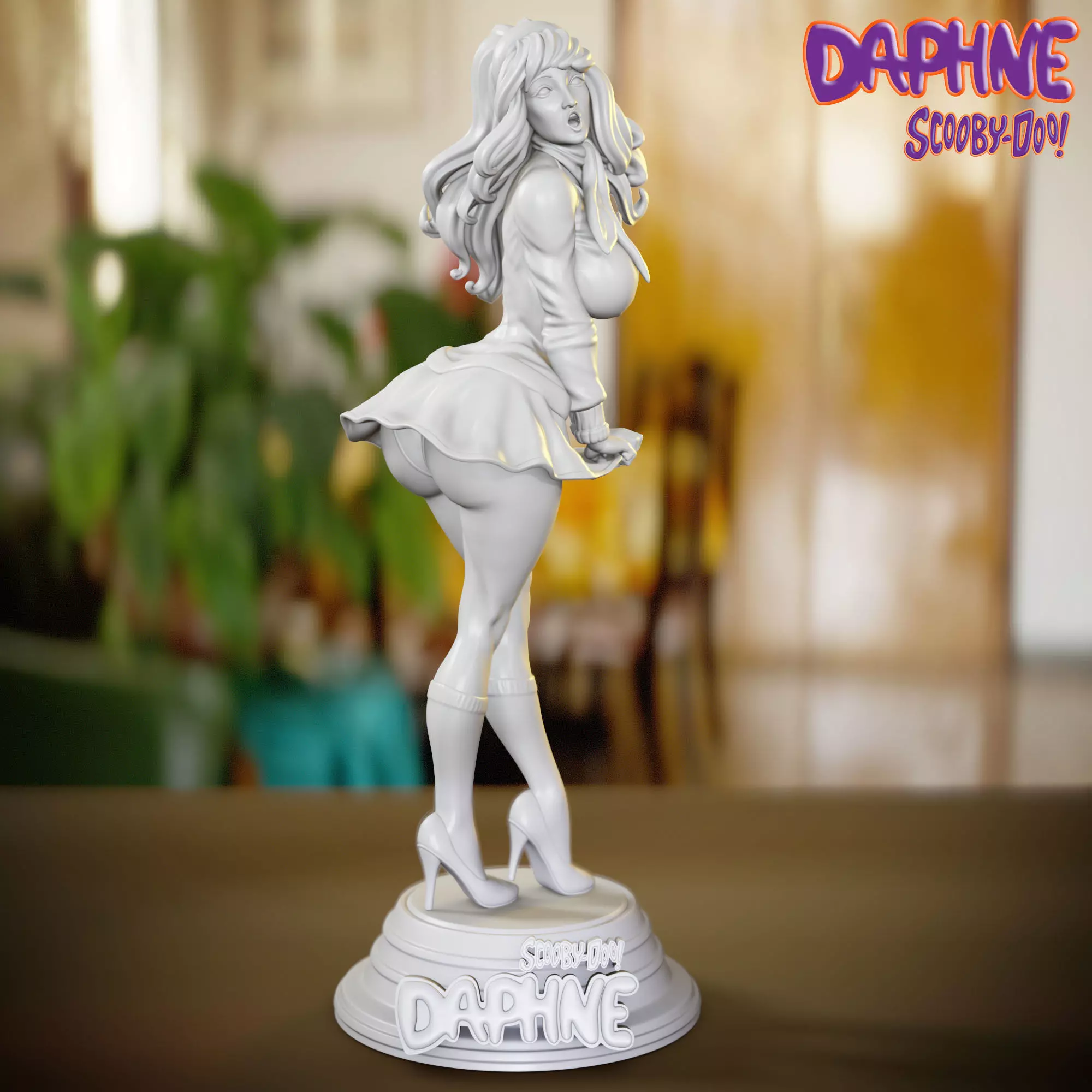 DAPHNE SCOOBY DOO - SEMI REAL FAN ART 3D print model 3D print model_7