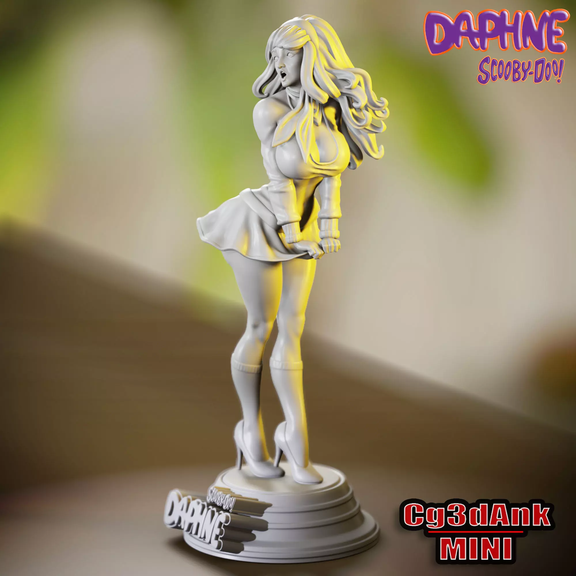 DAPHNE SCOOBY DOO - SEMI REAL FAN ART 3D print model 3D print model_10