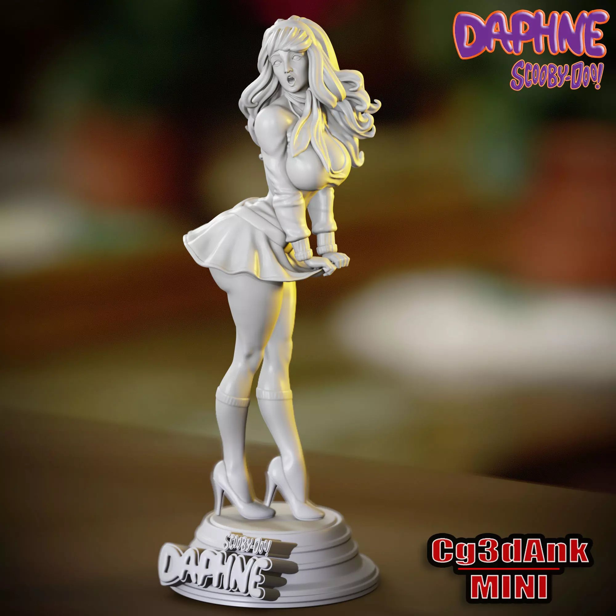 DAPHNE SCOOBY DOO - SEMI REAL FAN ART 3D print model 3D print model_9