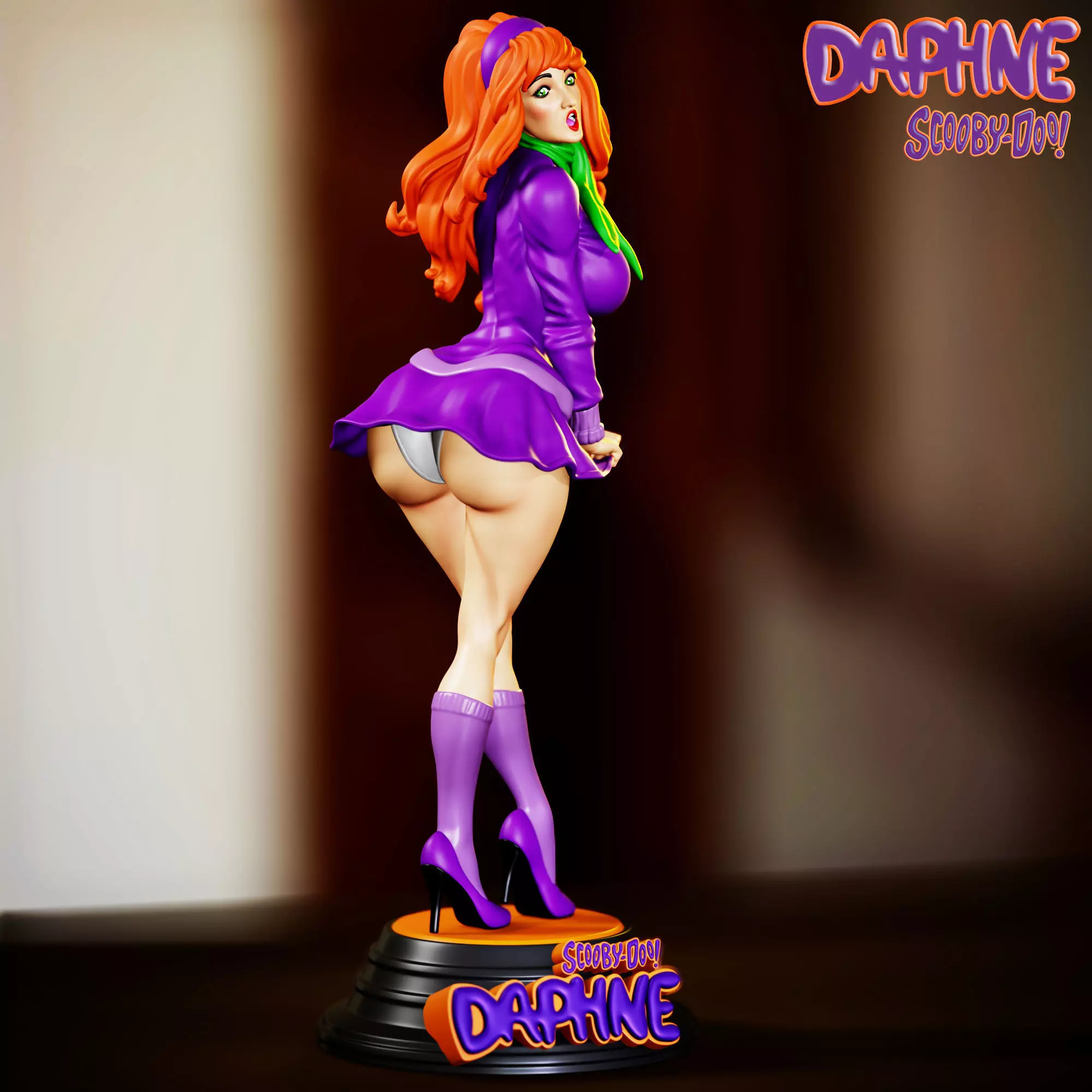 DAPHNE SCOOBY DOO - SEMI REAL FAN ART 3D print model 3D print model_6