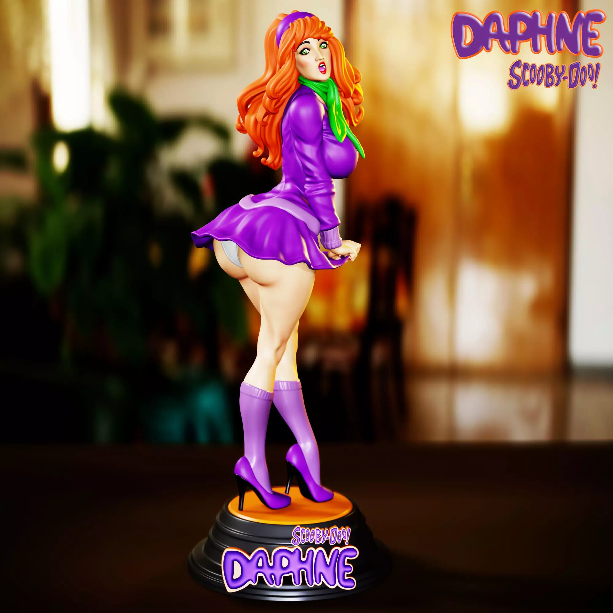 DAPHNE SCOOBY DOO - SEMI REAL FAN ART 3D print model 3D print model_5