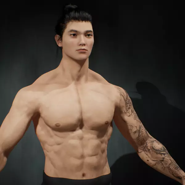  Mr K Hero Big Sale Low-poly 3D model_2