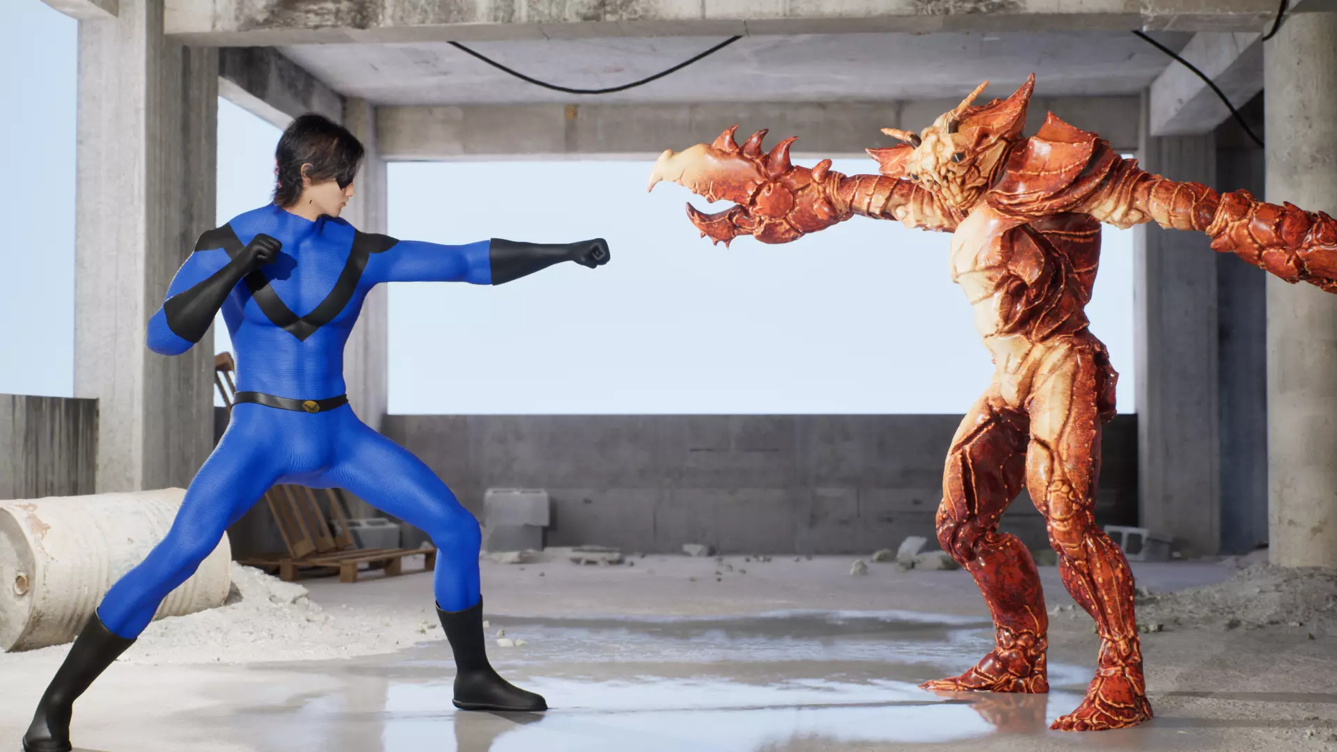  Mr K Hero Big Sale Low-poly 3D model_5