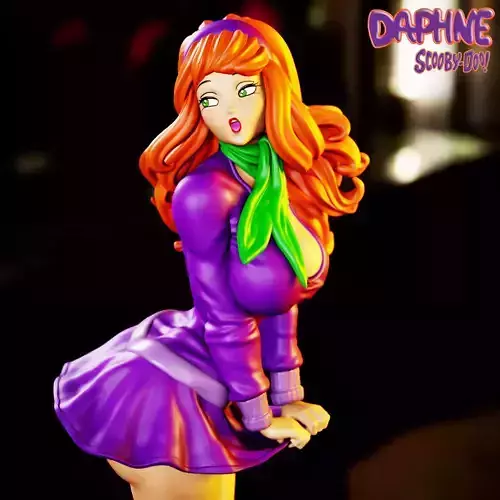 DAPHNE SCOOBY DOO - ANIME  FAN ART 3D print model 