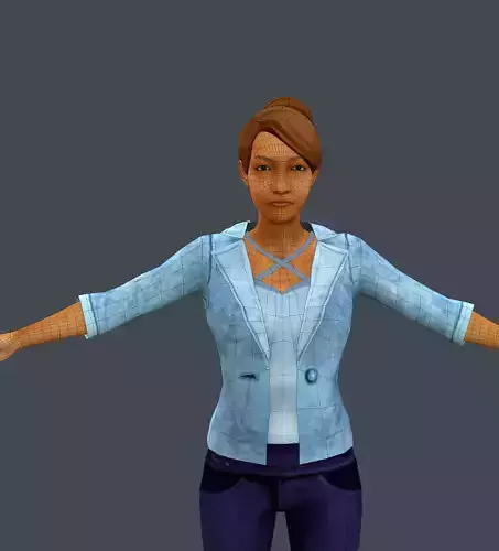 Master Ching Hai Low-poly 3D model