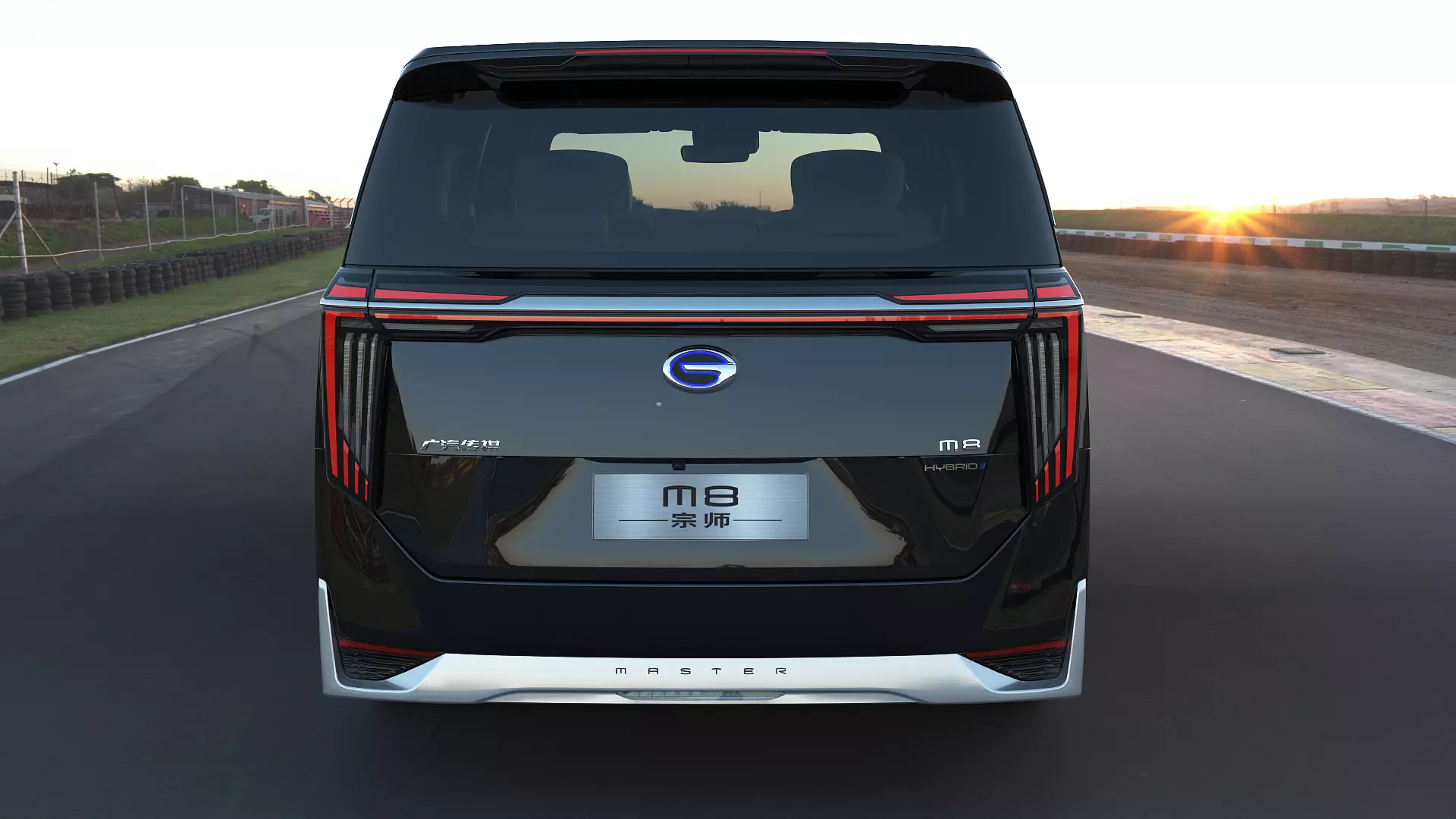 2023 GAC Trumpchi M8 Master Edition with interior Low-poly 3D model_8