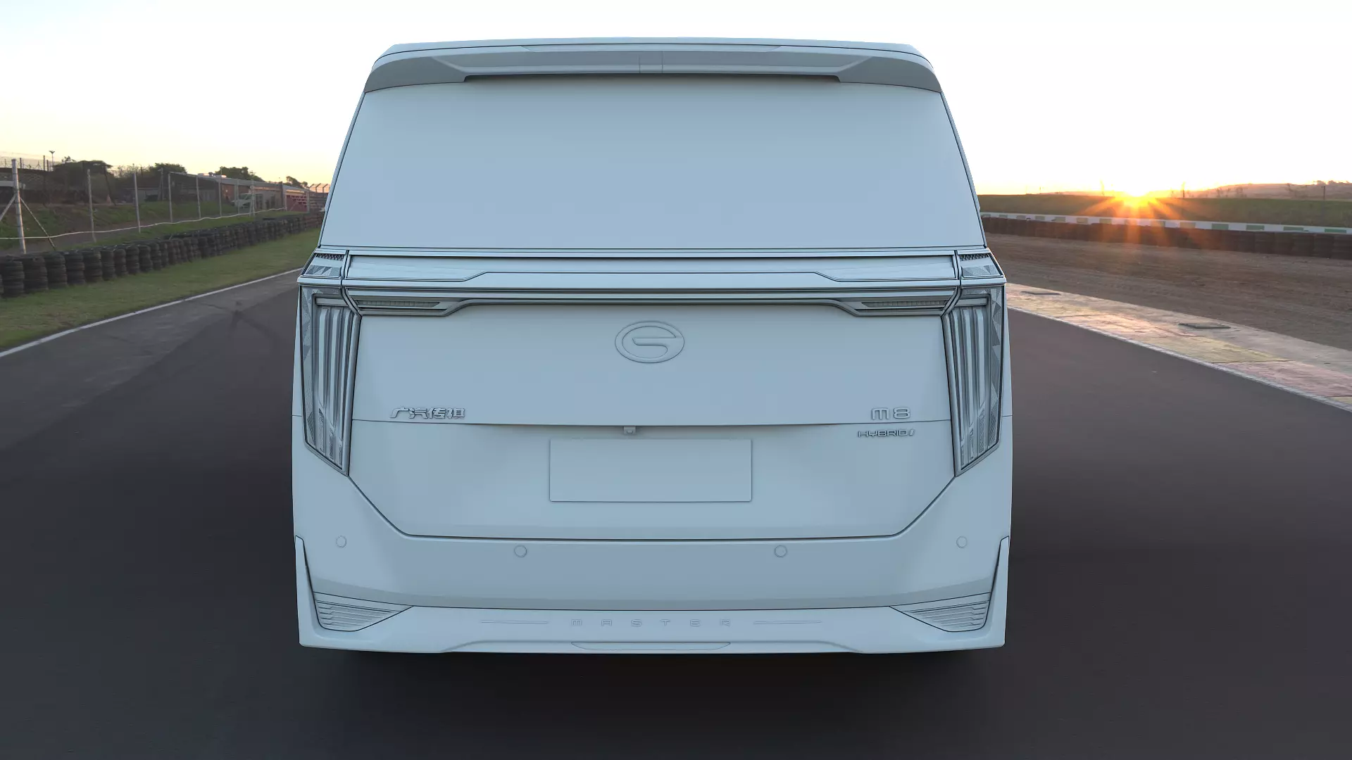 2023 GAC Trumpchi M8 Master Edition with interior Low-poly 3D model_24