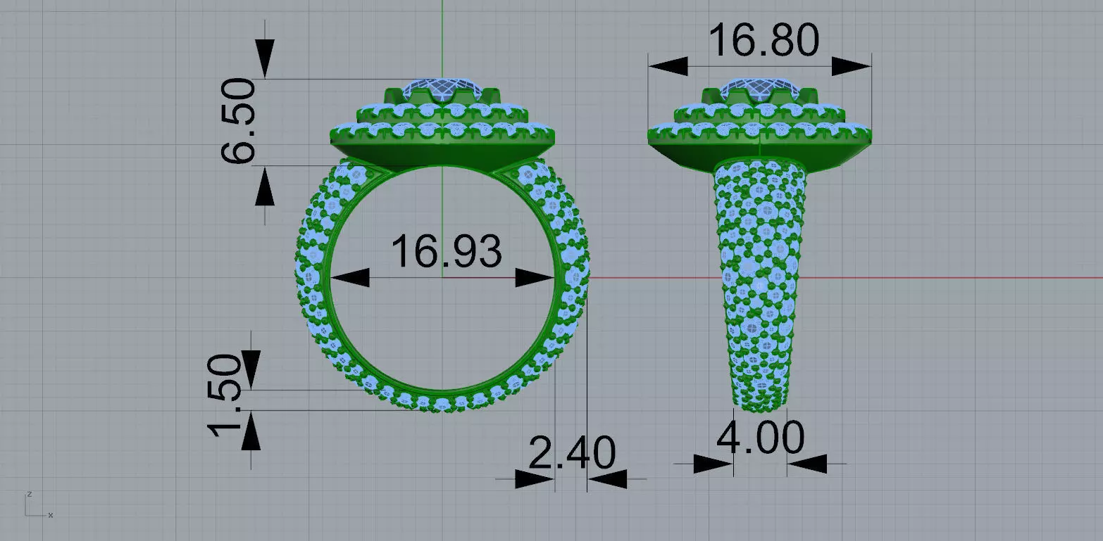 Gold N1520 3D print model_5