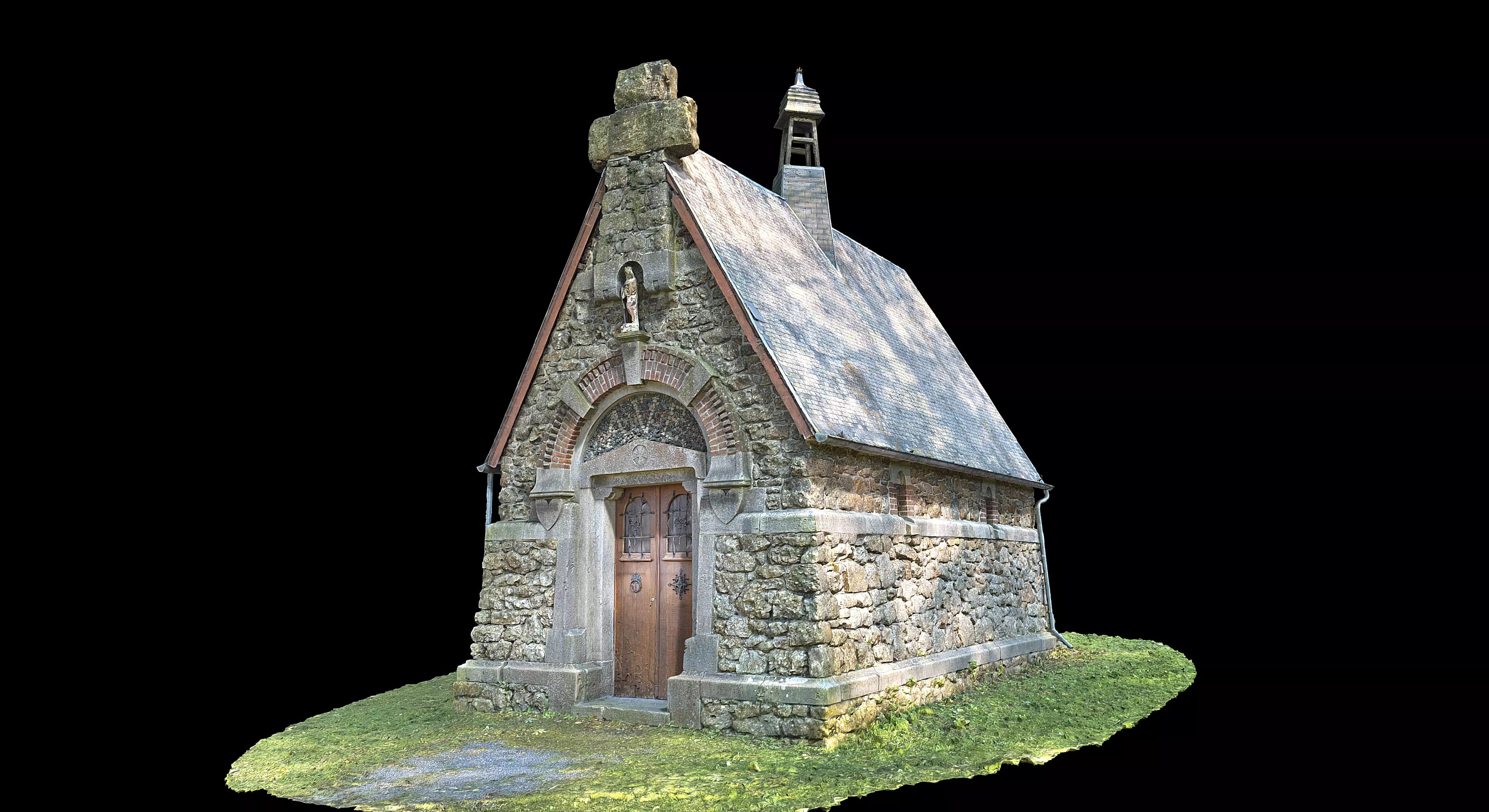 Chapel Of Notre Dame De Lourdes 3D model_0