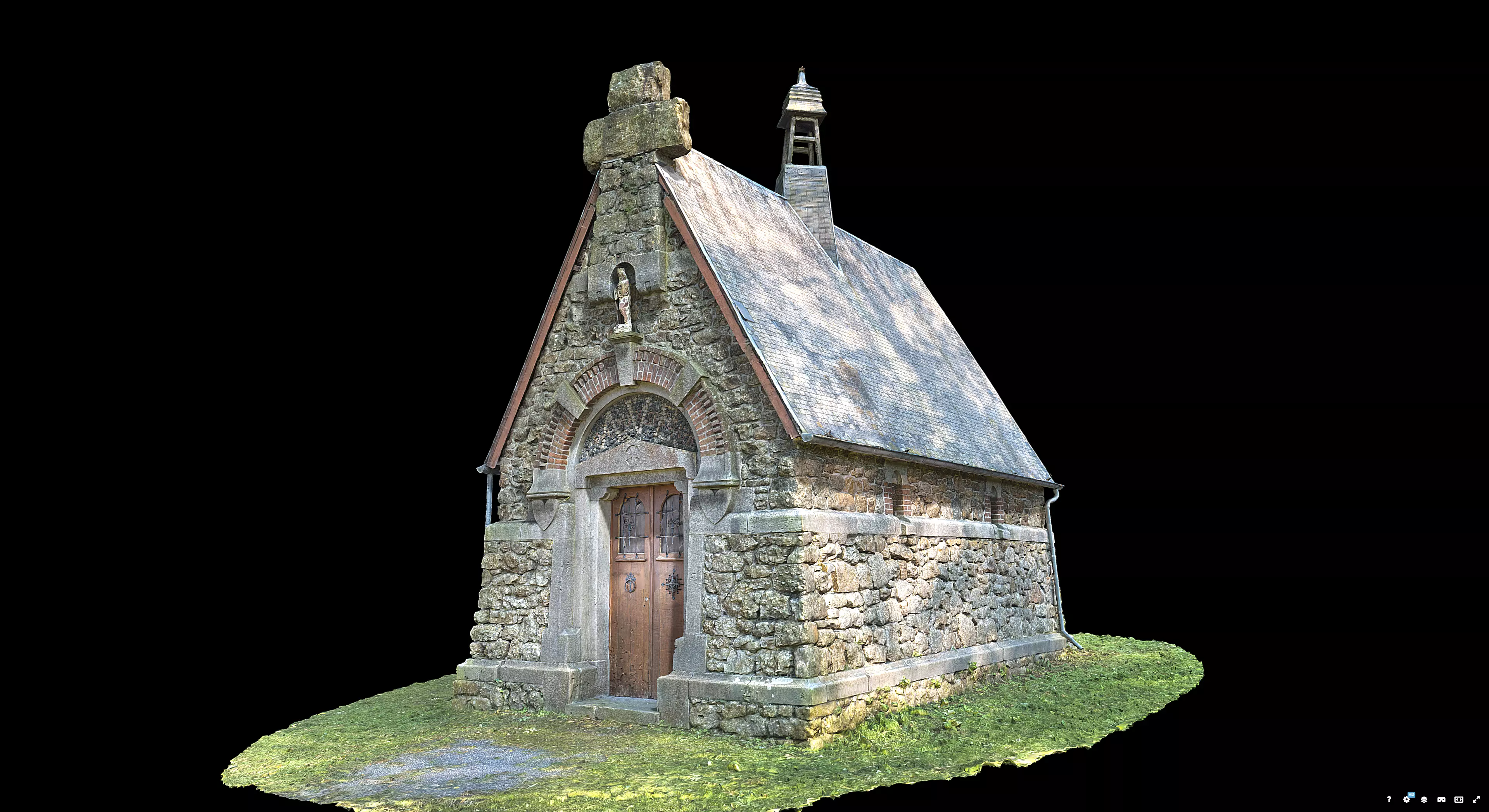 Chapel Of Notre Dame De Lourdes 3D model_5
