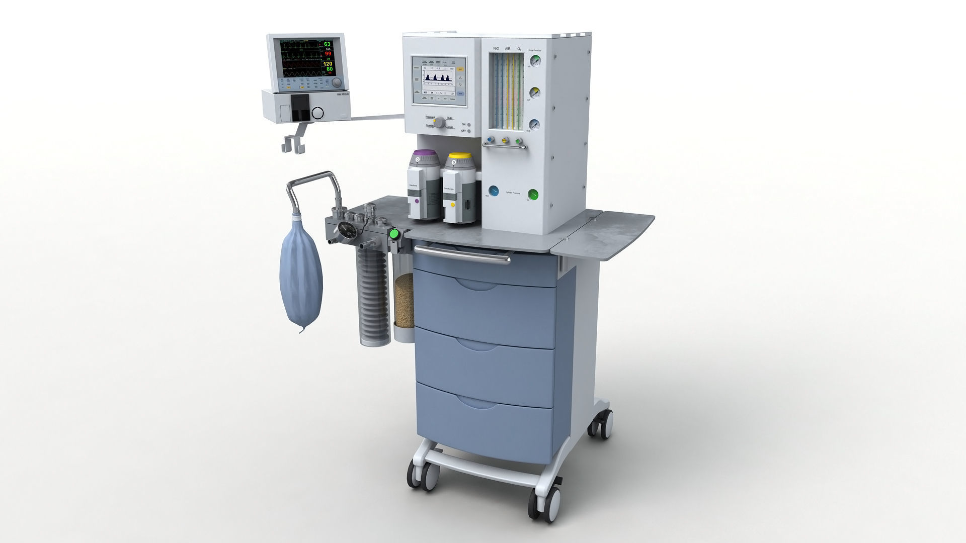 Medical Equipment Pack 3D model_1