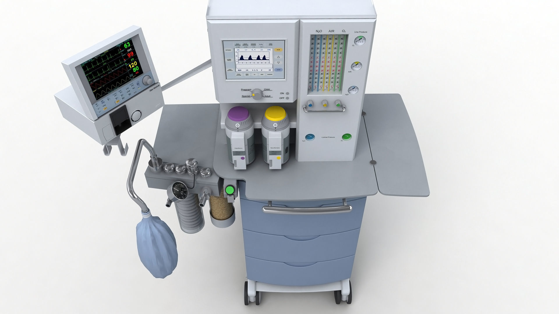 Medical Equipment Pack 3D model_5