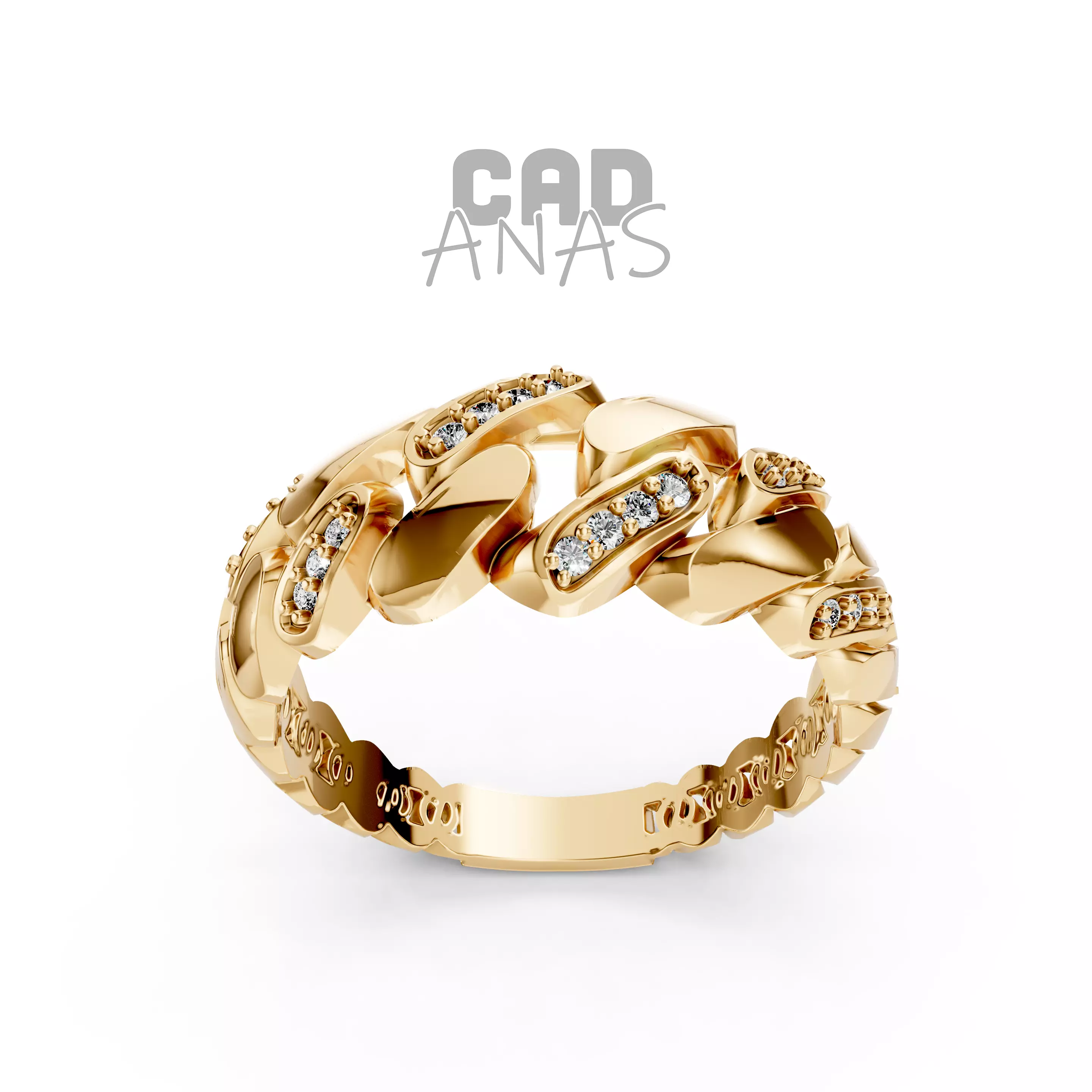 Monaco Ring 3D print model_0