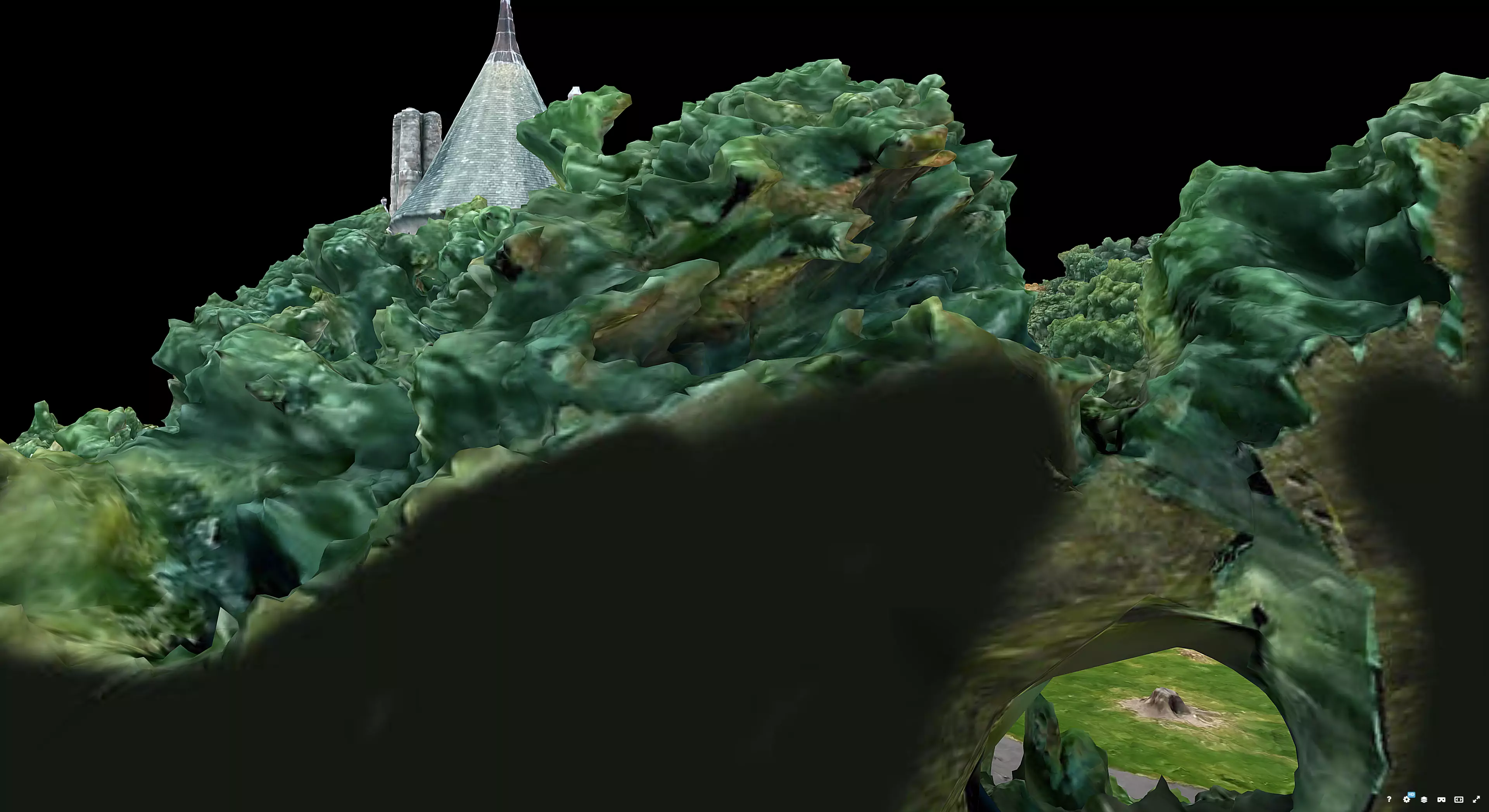 Castell Coch 3D model_1
