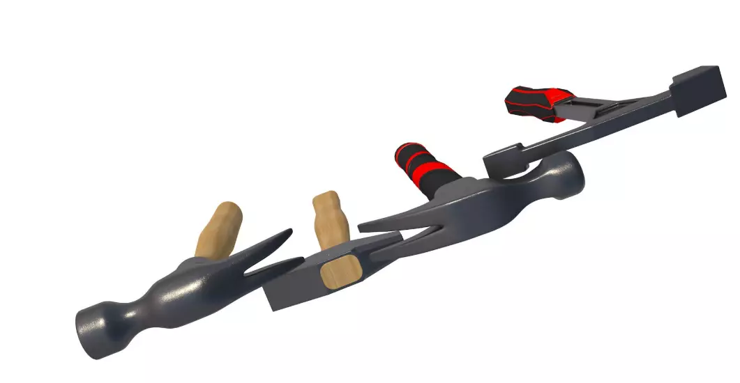 Hand Tools collection 3D model_7