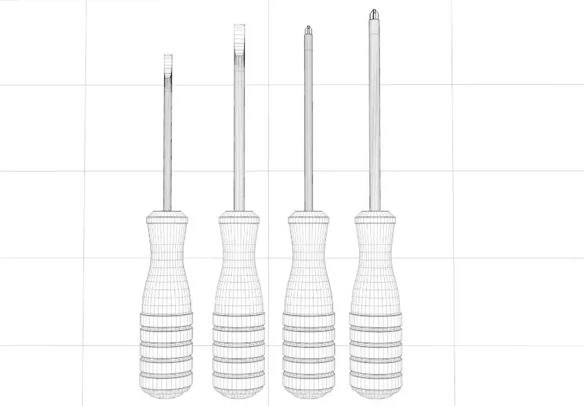 Hand Tools collection 3D model_17