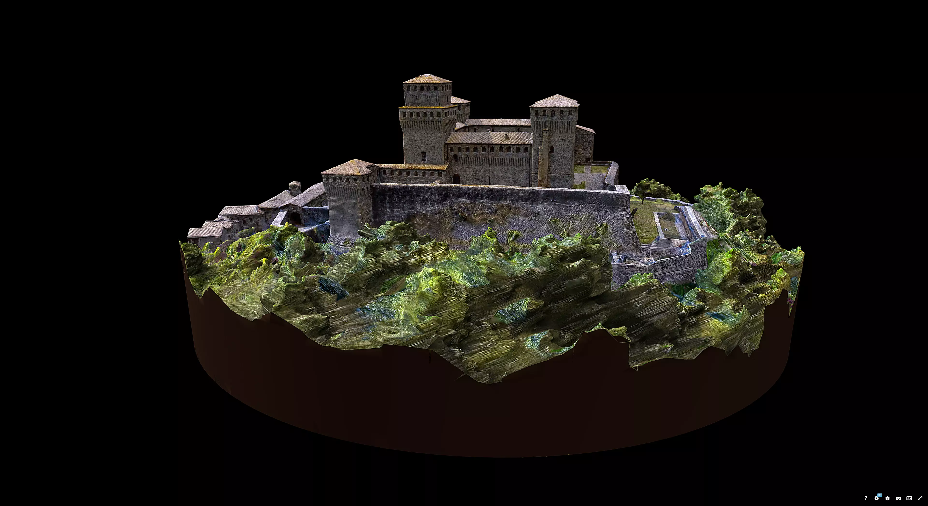 Castello di Torrechiara 3D model_3